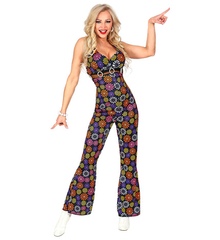 Widmann SRL Bloemenprint jumpsuit jaren 70