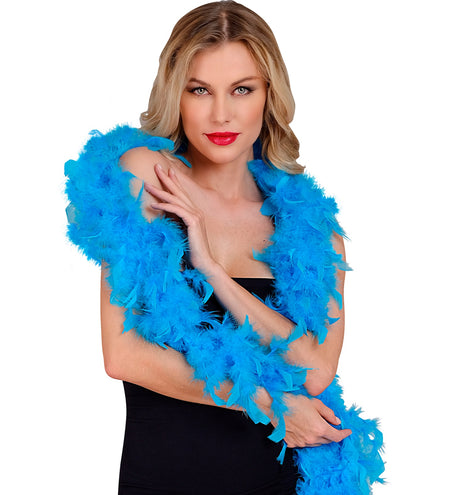 Widmann SRL Boa Esther lichtblauw 180cm