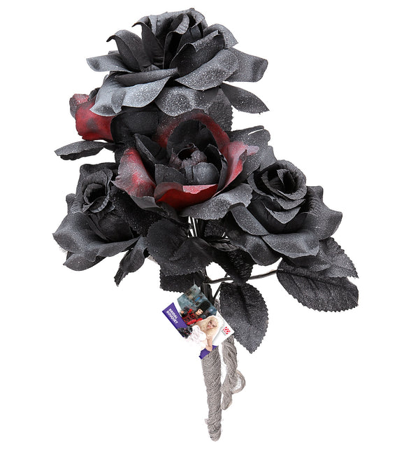 Widmann SRL Boeket met zwarte rozen