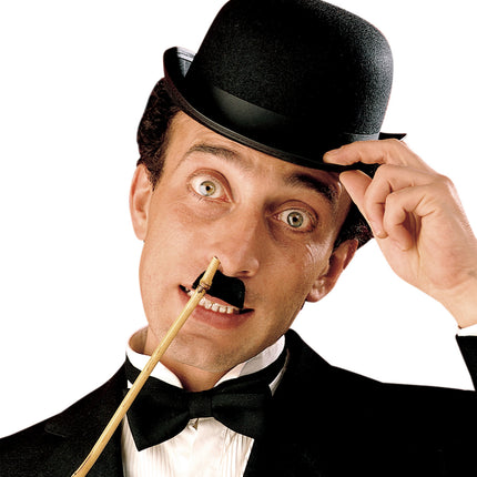 Widmann SRL Bolhoed zwart Charley Chaplin