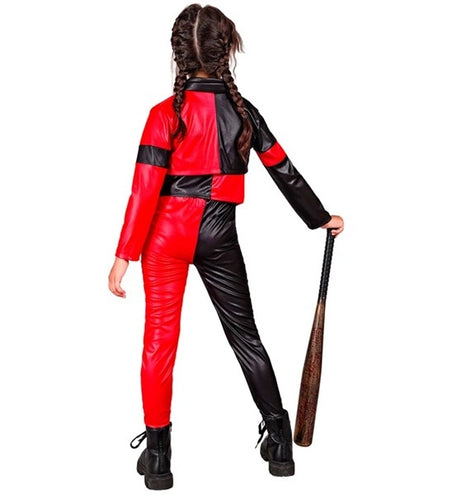 Widmann SRL Boosaardige harlekijn kostuum Saartje kinderen