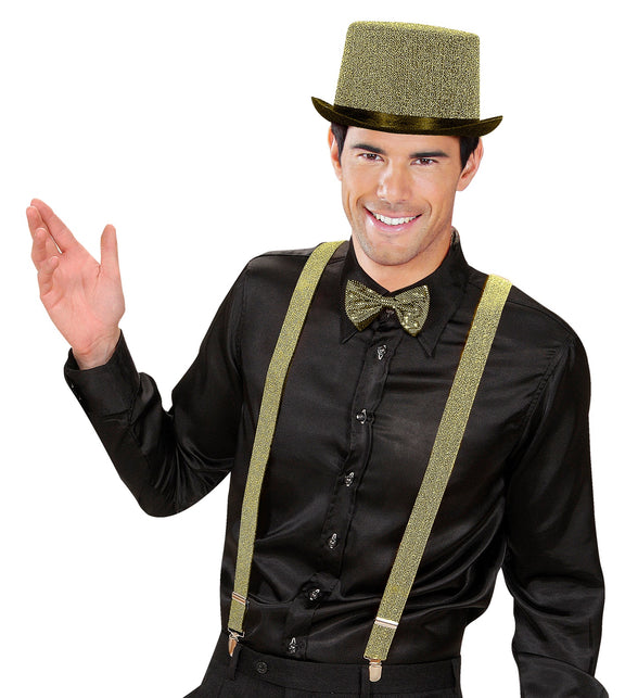 Widmann SRL bretel lurex goud