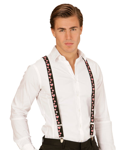 Widmann SRL Bretels met hartjes