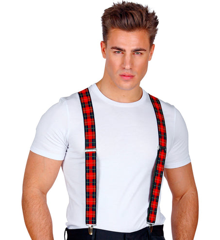 Widmann SRL Bretels schotse ruit