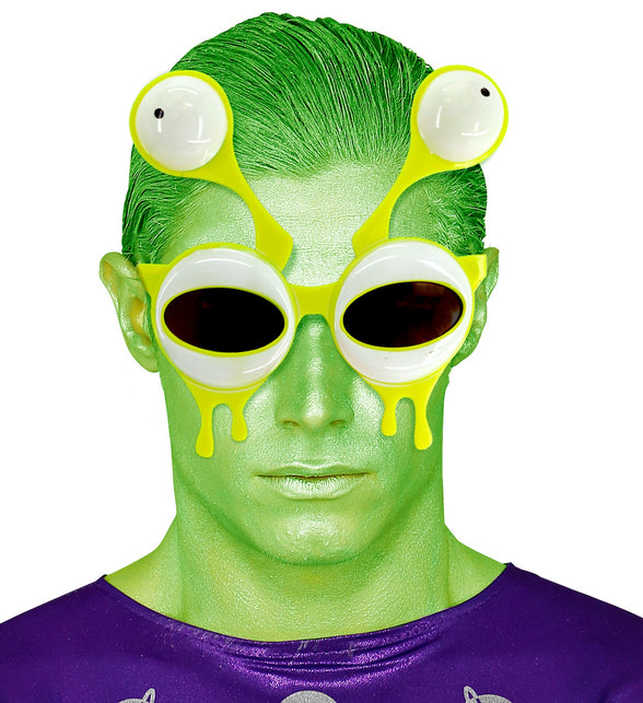 Widmann SRL Bril Alien met dubbele ogen