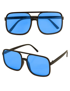 Widmann SRL Bril met blauwe glazen jaren 90 hiphop