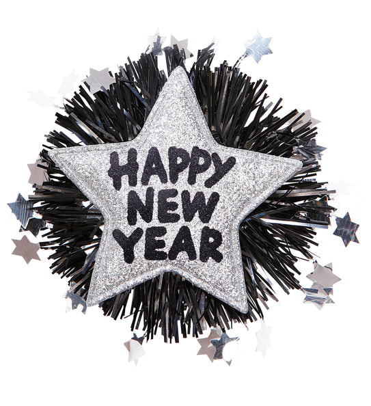 Widmann SRL Broche Happy New Year zilver