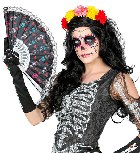 Widmann SRL Bruidsluier met bloemen day of death