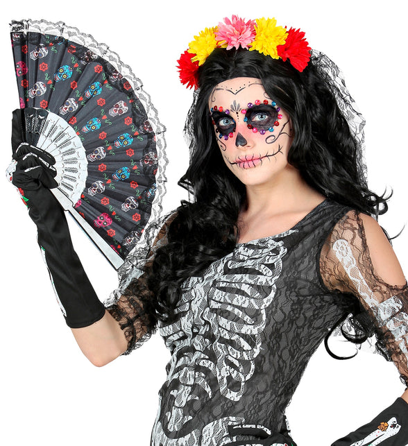 Widmann SRL Bruidsluier met bloemen day of death