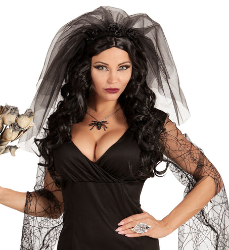 Widmann SRL Bruidssluier in zwart