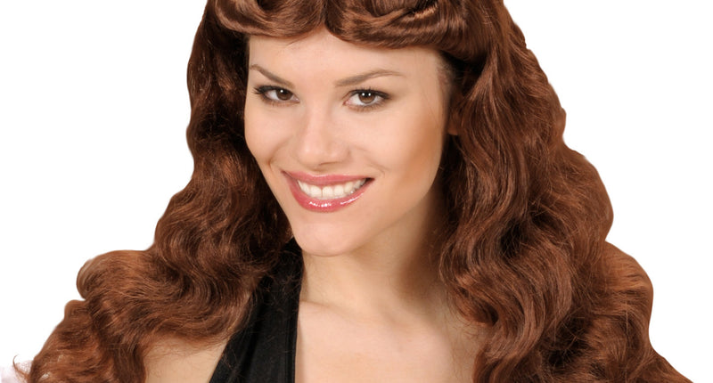 Widmann SRL Bruine pruik western dame