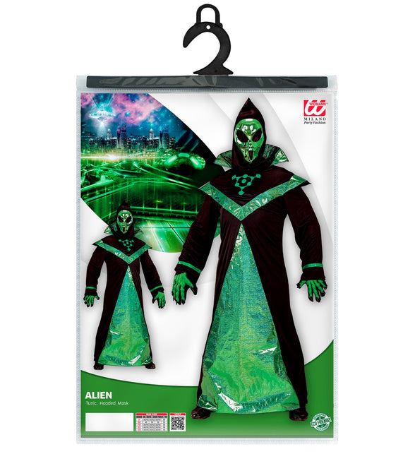 Widmann SRL Buitenaards Wezen Alien pak