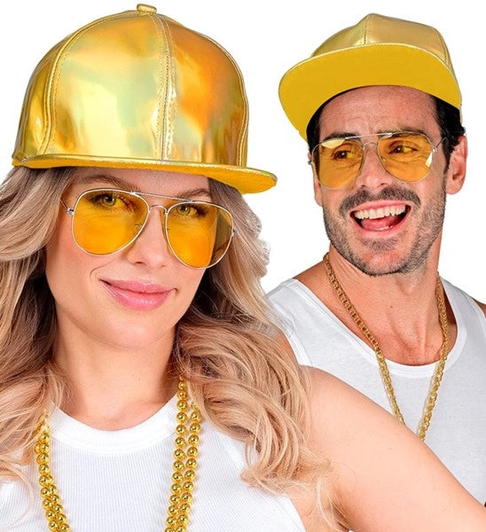 Widmann SRL Cap goud holografisch hoed Isa