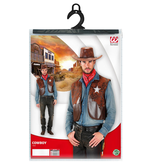 Widmann SRL Carnavalsoutfit cowboyvest Jayden