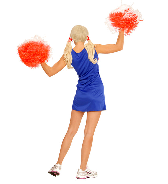Widmann SRL Cheerleader kostuum blauw rood