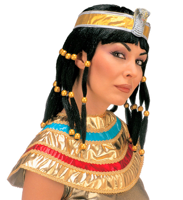 Widmann SRL Cleopatra pruik met slang
