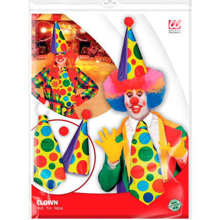 Widmann SRL Clown Opmaakset Volwassen