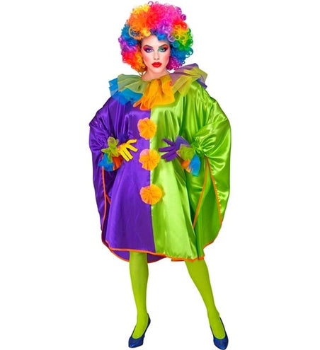Widmann SRL Clown poncho one-size kostuum Lotte