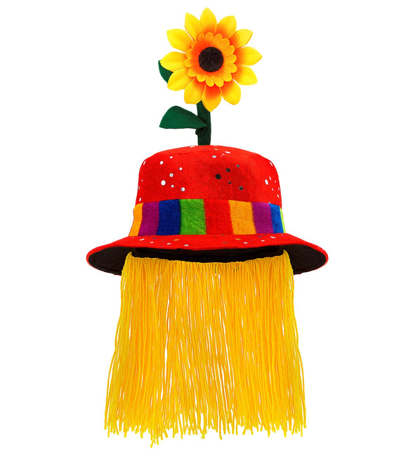 Widmann SRL Clownshoed met haar Frank rood