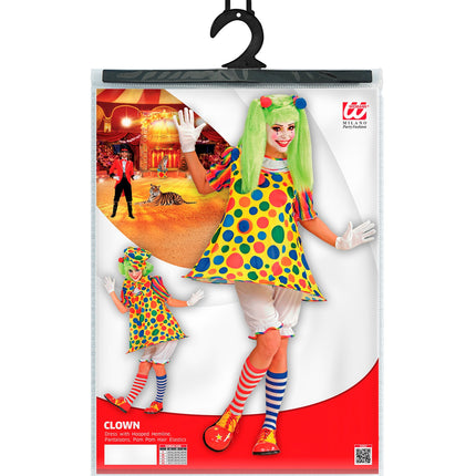 Widmann SRL Clownspak Carolien dames