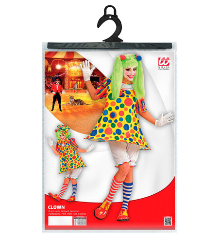 Widmann SRL Clownspak Carolien dames