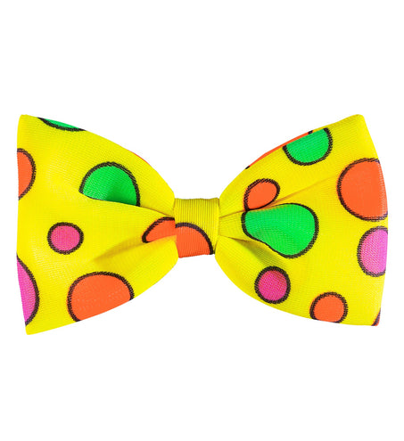 Widmann SRL Clownsstrik geel met bollen