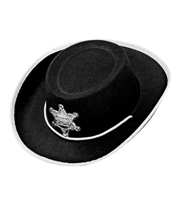 Widmann SRL Cowboy hoed kinderen zwart
