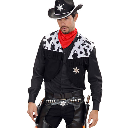 Widmann SRL Cowboy holster zwart dubbel luxe