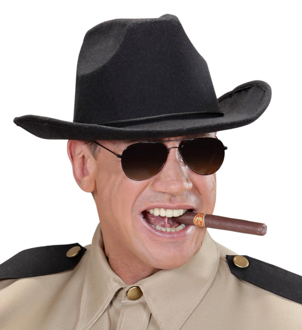 Widmann SRL cowboyhoed zwart wol
