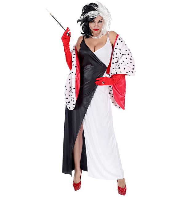 Widmann SRL Cruella kostuum voor dames