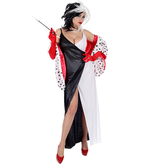 Widmann SRL Cruella kostuum voor dames