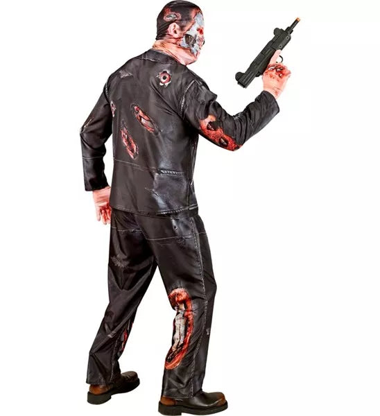 Widmann SRL Cyborg kostuum Timo zombie