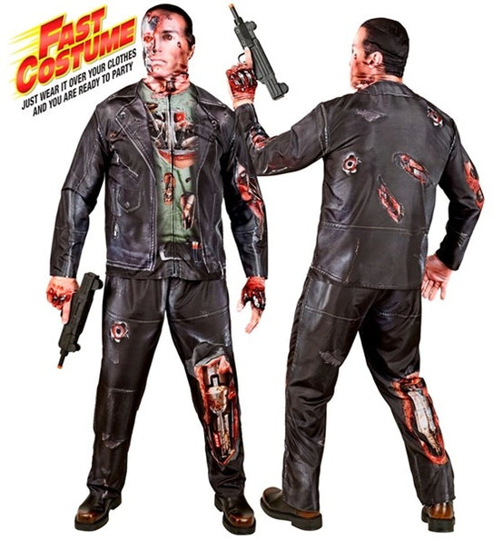 Widmann SRL Cyborg kostuum Timo zombie