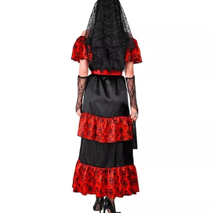 Widmann SRL Dag van de doden dame kostuum Luuk