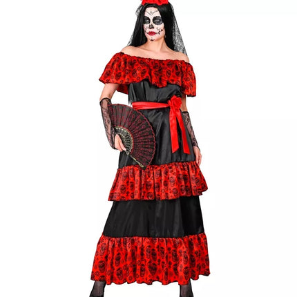 Widmann SRL Dag van de doden dame kostuum Luuk