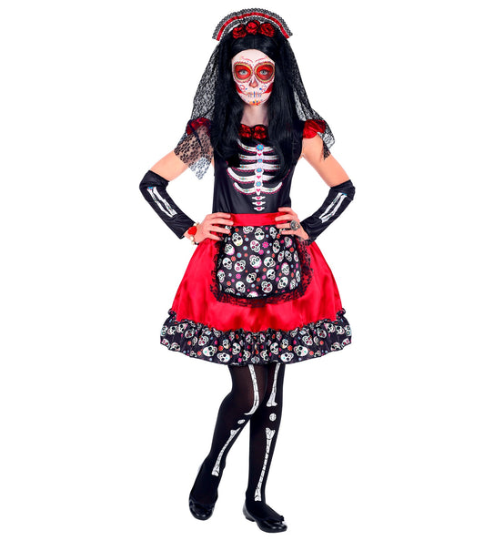 Widmann SRL Day of the dead jurkje Demi  meisje