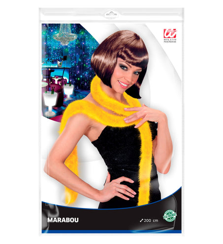 Widmann SRL decoratieve boa geel