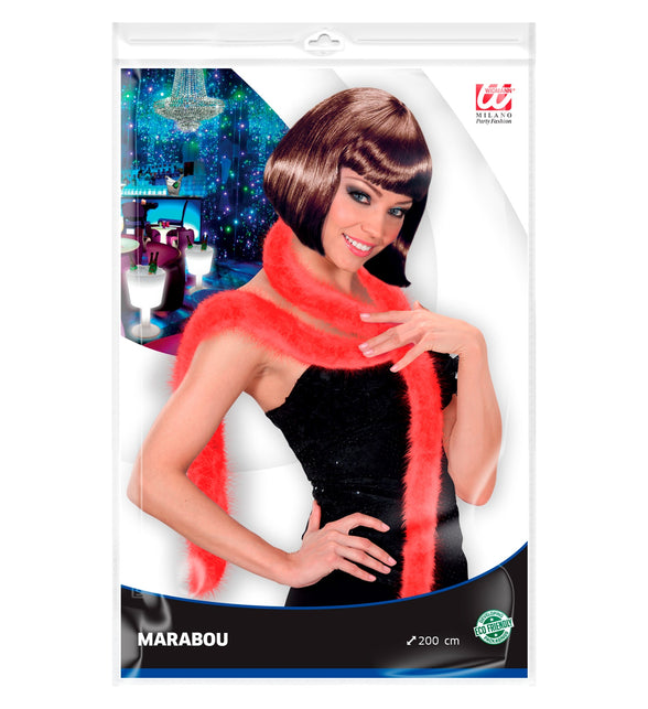 Widmann SRL decoratieve boa rood