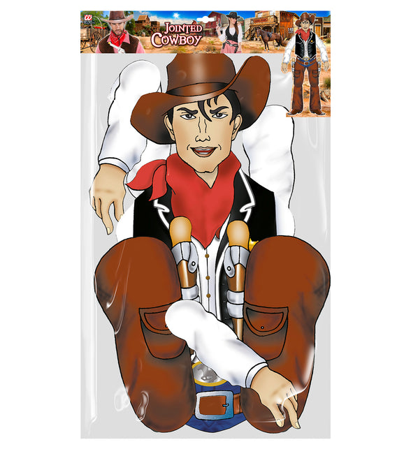 Widmann SRL Decoratieve cowboy 153cm