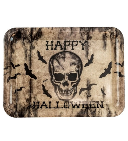 Widmann SRL Dienblad happy halloween schedel 33 x 24 cm