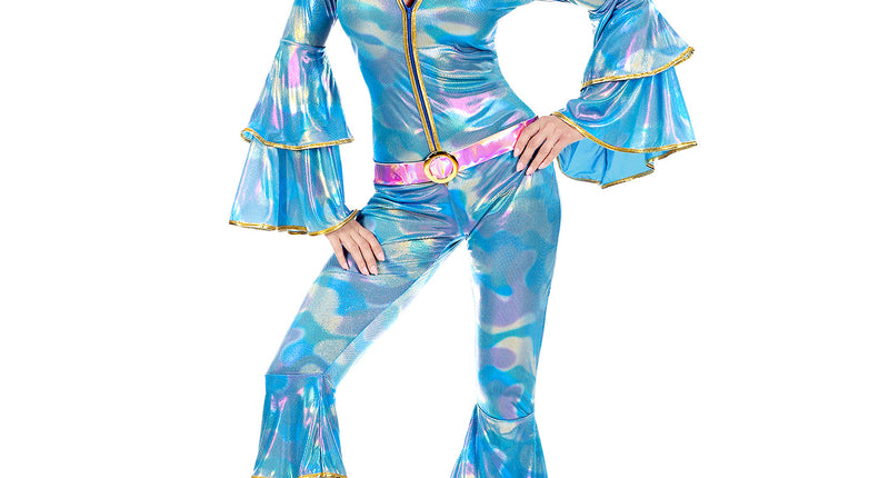 Widmann SRL Disco queen jumpsuit blauw