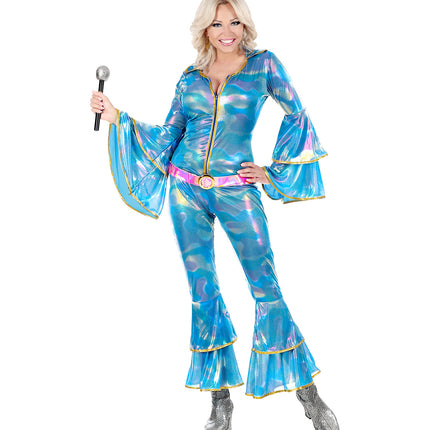 Widmann SRL Disco queen jumpsuit blauw
