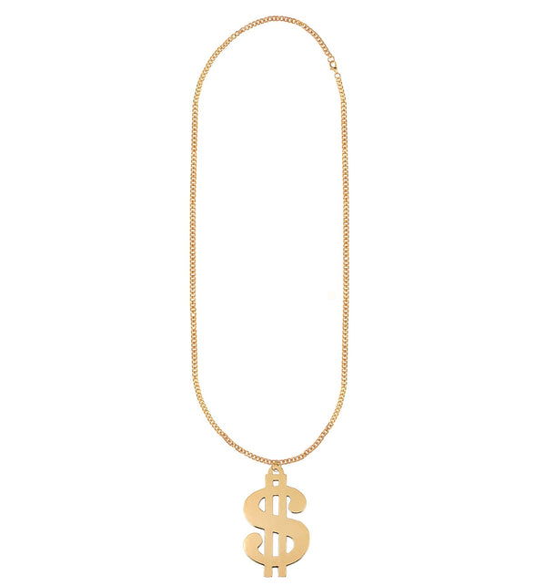Widmann SRL Dollar ketting goud gangster