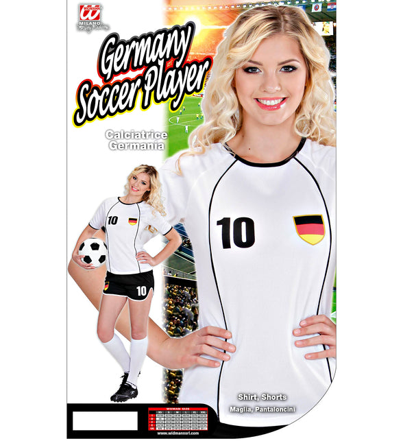 Widmann SRL Duitsland voetbal kostuum dames