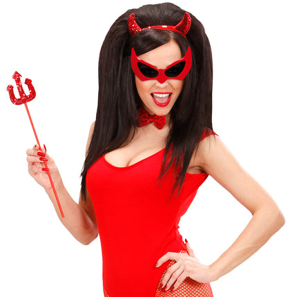 Widmann SRL Duivel bril rood