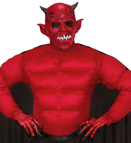 Widmann SRL Duivel handschoenen rood 3d