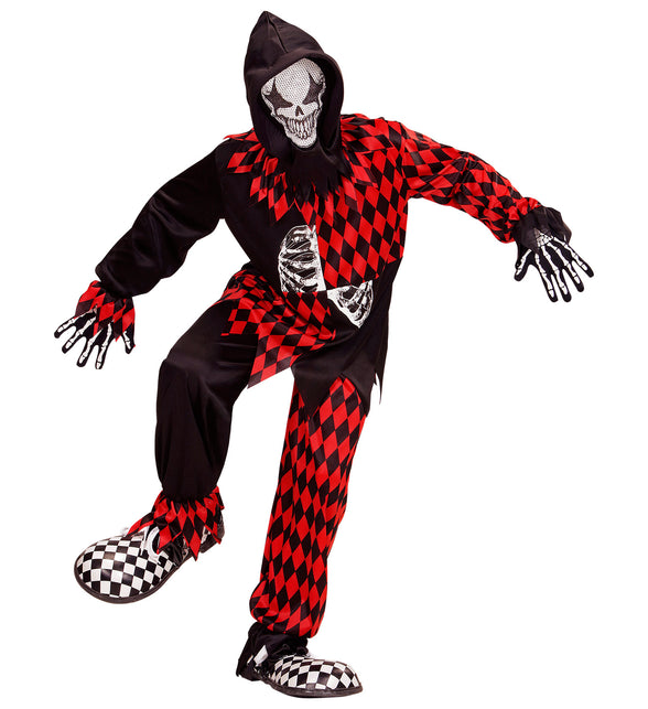 Widmann SRL Duivel pak Jester voor kids