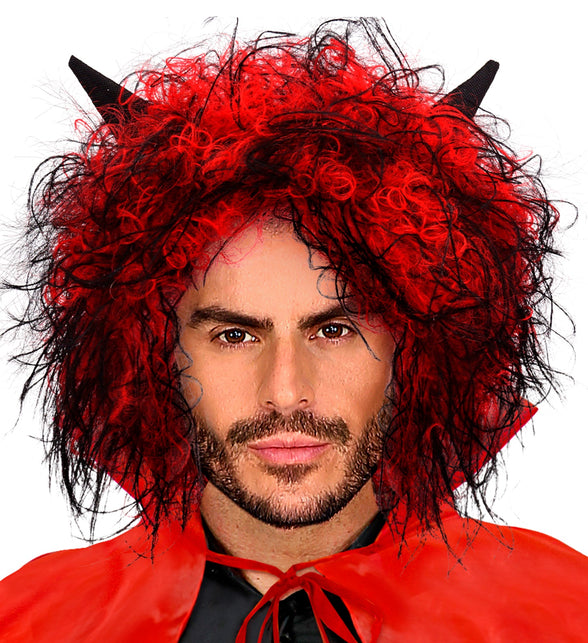 Widmann SRL Duivel pruik Donna