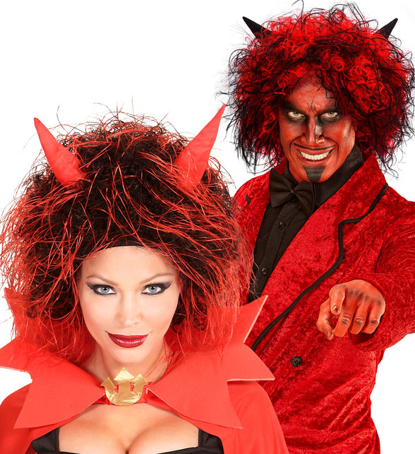 Widmann SRL Duivel pruik Donna