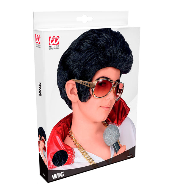 Widmann SRL Elvis pruik rock 'n roll
